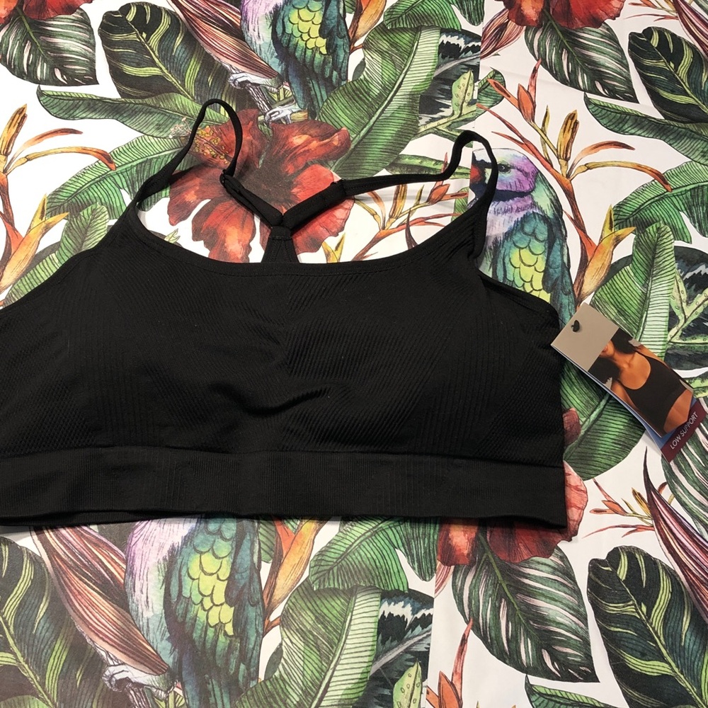 Avia  Black Bralette - Unbranded
